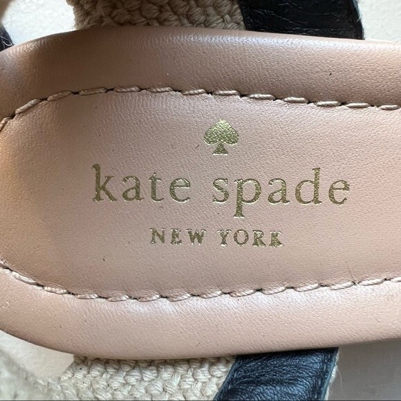 Kate Spade New York Espadrille Wedge Heeled Sandals Ankle Strap Women’s 8 New - Picture 11 of 14
